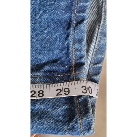 Carhartt Jeans 44x30 Relaxed Fit Medium Wash MEN'S Straight Leg DenimB17DST - Picture 9 of 10